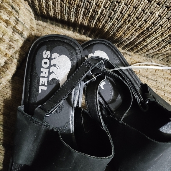 Sorel Slingback Sandals Ella II Black Women's 7 Please Read - Picture 3 of 9